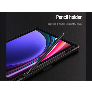 فروش کیف محافظ بامپر دار سامسونگ تب اس 9 نیلکین Nillkin Bumper Leather cover case Pro Multi-angle folding style for Samsung Galaxy Tab S9