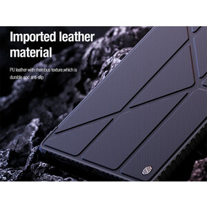 کیفیت کیف محافظ بامپر دار سامسونگ تب اس 9 نیلکین Nillkin Bumper Leather cover case Pro Multi-angle folding style for Samsung Galaxy Tab S9