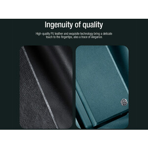 کیف محافظ سامسونگ زد فولد 4 نیلکین Nillkin Samsung Galaxy Z Fold 4 5G/W23 Qin Pro leather case