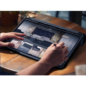 کیف محافظ بامپردار تبلت سامسونگ اس 9 اولترا نیلکین Nillkin Bumper Leather cover case Pro Multi-angle folding style Samsung Galaxy Tab S9 Ultra