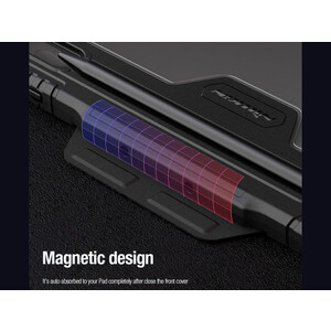 کیف محافظ بامپردار تبلت سامسونگ اس 9 اولترا نیلکین Nillkin Bumper Leather cover case Pro Multi-angle folding style Samsung Galaxy Tab S9 Ultra