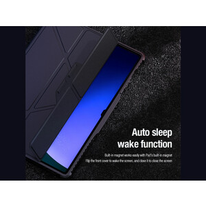 کیف محافظ بامپردار تبلت سامسونگ اس 9 اولترا نیلکین Nillkin Bumper Leather cover case Pro Multi-angle folding style Samsung Galaxy Tab S9 Ultra