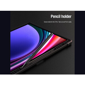 کیف محافظ بامپردار تبلت سامسونگ اس 9 اولترا نیلکین Nillkin Bumper Leather cover case Pro Multi-angle folding style Samsung Galaxy Tab S9 Ultra