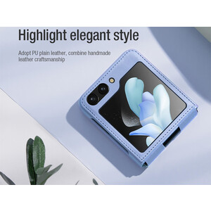 قیمت کیف کویین زد فلیپ 5 سامسونگ نیلکین Nillkin Qin Vegan leather case for Samsung Galaxy Z Flip5