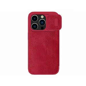 کیف کویین آیفون 15 پرو مکس نیلکین Nillkin Apple iPhone 15 Pro max Qin Pro leather case