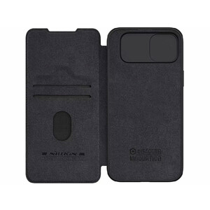 کیف کویین آیفون 15 نیلکین Nillkin Apple iPhone 15 Qin Pro leather case