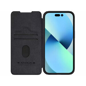 کیف کویین آیفون 15 نیلکین Nillkin Apple iPhone 15 Qin Pro leather case