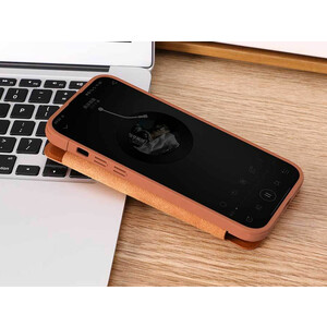 کیف محافظ آیفون 15 پلاس نیلکین Nillkin Apple iPhone 15 plus Qin Pro leather case