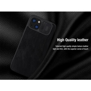 فروش کیف محافظ آیفون 15 پلاس نیلکین Nillkin Apple iPhone 15 plus Qin Pro leather case