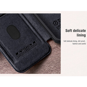 قیمت کیف محافظ آیفون 15 پلاس نیلکین Nillkin Apple iPhone 15 plus Qin Pro leather case