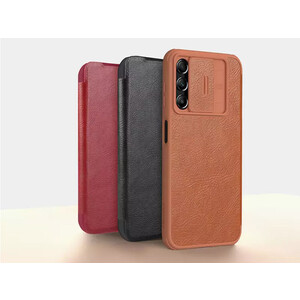 گارد محافظ سامسونگ A24 نیلکین Nillkin Samsung Galaxy A24 4G Qin Pro leather case