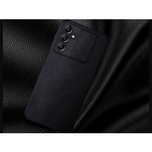 کیفیت قاب محافظ سامسونگ A24 نیلکین Nillkin Samsung Galaxy A24 4G Qin Pro leather case