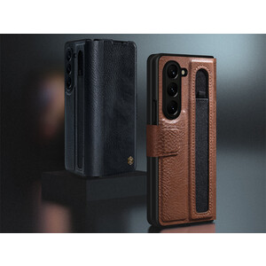 کیف گوشی سامسونگ گلکسی زد فولد 5 نیلکین Nillkin Samsung Galaxy Z Fold 5 Aoge Leather Case