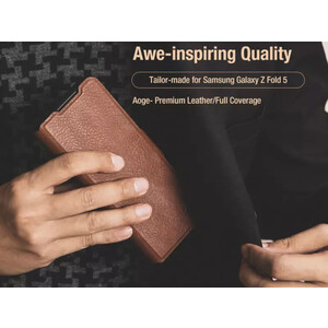کیف گوشی سامسونگ گلکسی زد فولد 5 نیلکین Nillkin Samsung Galaxy Z Fold 5 Aoge Leather Case