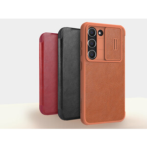 کیف سامسونگ گلکسی اس 23 پلاس نیلکین Nillkin Samsung Galaxy S23+/S23 Plus Qin Pro leather case
