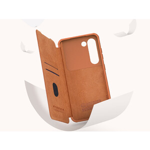کیفیت کیف سامسونگ گلکسی اس 23 پلاس نیلکین Nillkin Samsung Galaxy S23+/S23 Plus Qin Pro leather case