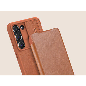 خرید کیف سامسونگ گلکسی اس 23 پلاس نیلکین Nillkin Samsung Galaxy S23+/S23 Plus Qin Pro leather case