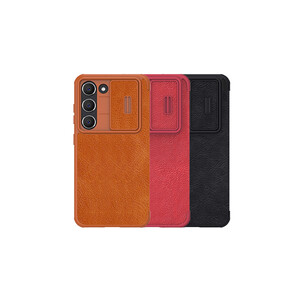 کیف محافظ سامسونگ گلکسی اس 23 نیلکین Nillkin Samsung Galaxy S23 Qin Pro leather case