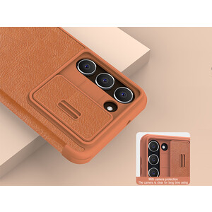 کیف محافظ سامسونگ گلکسی اس 23 نیلکین Nillkin Samsung Galaxy S23 Qin Pro leather case