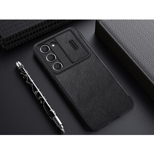 کیف محافظ سامسونگ گلکسی اس 23 نیلکین Nillkin Samsung Galaxy S23 Qin Pro leather case