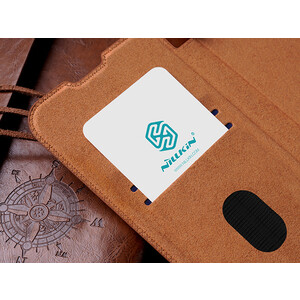 کیف محافظ سامسونگ گلکسی اس 23 نیلکین Nillkin Samsung Galaxy S23 Qin Pro leather case