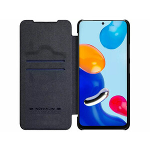 خرید قاب کتابی گوشی شیائومی ردمی نوت 11 نیلکین Nillkin Qin Series Leather case Xiaomi Redmi Note 11 (Global, 4G)