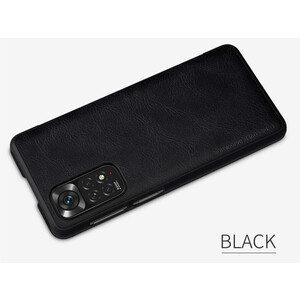 خرید بهترین کیف گوشی ردمی نو 11 شیائومی Nillkin Qin Series Leather case for Xiaomi Redmi Note 11 (Global, 4G)