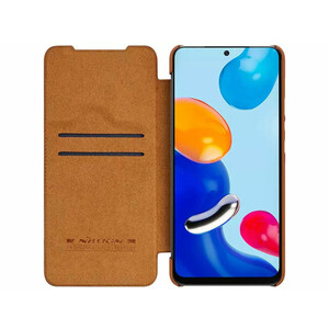 قاب کتابی گوشی شیائومی ردمی نوت 11 نیلکین Nillkin Qin Series Leather case Xiaomi Redmi Note 11 (Global, 4G)