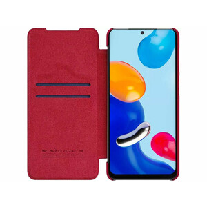 قاب کتابی گوشی شیائومی ردمی نوت 11 نیلکین Nillkin Qin Series Leather case Xiaomi Redmi Note 11 (Global, 4G)