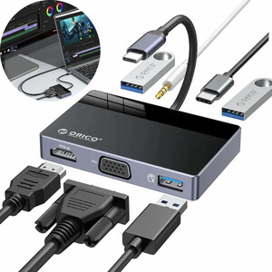 هاب تایپ سی اوریکو ORICO مدل DM-7TS با 7 پورت