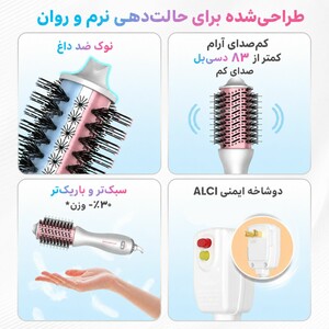 طراحی ایمن سشوار برس دار شیگلم