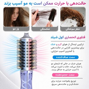 فناوری کول شیلد سشوار برس دار شیگلم