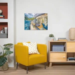 پازل جزیره روی دیوار