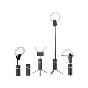 رینگ لایت قابل حمل موبایل یوسامز USAMS Multifunctional ZB250 Portable Phone Holder