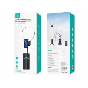 قیمت رینگ لایت قابل حمل موبایل یوسامز USAMS Multifunctional ZB250 Portable Phone Holder