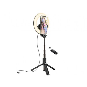 رینگ‌لایت سه‌پایه‌دار موبایل هوکو hoco Show full Fill Light Live Broadcast Holder LV03 Plus