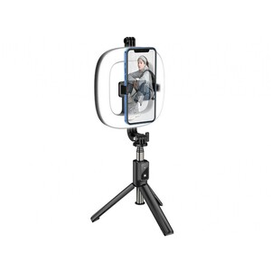 رینگ‌لایت سه‌پایه‌دار موبایل هوکو hoco Show full Fill Light Live Broadcast Holder LV03 Plus