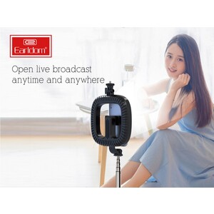 رینگ لایت سه پایه دار ارلدام Earldom Bluetooth Slefie Stick 6 Inch ET-ZP21
