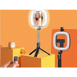 مونوپاد و سه پایه بلوتوثی گوشی ارلدام Earldom Bluetooth Slefie Stick 6 Inch ET-ZP21