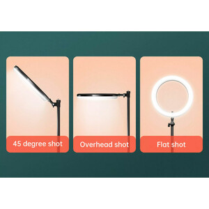 تری پاد و رینگ لایت عکاسی مک دودو مدل Mcdodo Selfie Ring Light With Tripod Stand Live Tb-7980