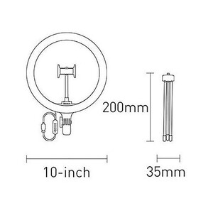 رینگ لایت بیسوس Baseus Live Stream Holder-table Stand CRZB10-A01
