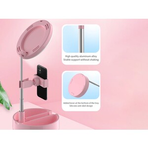 رینگ لایت رومیزی مخصوص آرایش توتو Totu Live Makeup Multipurpose Desk Lamp G3