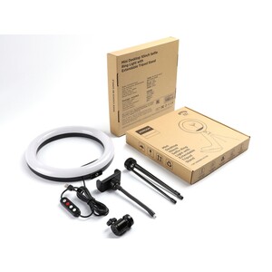 خرید رینگ لایت 10 اینچی رومیزی به همراه سه پایه جویروم Joyroom JR-ZS229 Mini Desktop Ring Light از جانبی
