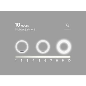 رینگ لایت 10 اینچی همراه با سه پایه جویروم Joyroom JR-ZS228 10inch Ring Light قابلیت تنظیم روشنایی