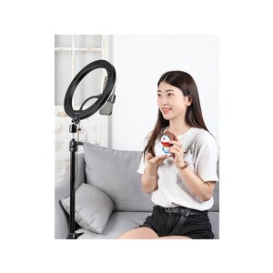 سه پایه ال ای دی دار موبایل راک Rock RPH0947 Selfie Ring Light