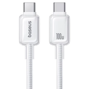 کابل تایپ سی به تایپ سی 100 وات 1 متری بیسوس Baseus CB000132 P10383100211-00 | شارژ و انتقال داده