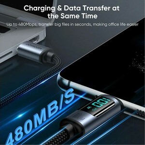 بهترین کابل تایپ‌سی به تایپ‌سی سوپر فست شارژ 100 وات 5 آمپر جویروم