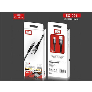 بهترین کابل تبدیل USB به USB-C ارلدام Earldom EC-091 type-c cable