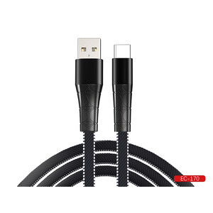 کابل شارژ یو اس بی به تایپ سی 2.4 آمپر یک متری ارلدام CHARGING CABLE 2.4A 1M EARLDOM EC - 170