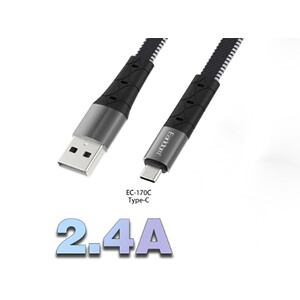 خرید کابل شارژ تایپ سی ارلدام CHARGING CABLE 2.4A 1M EARLDOM EC - 170